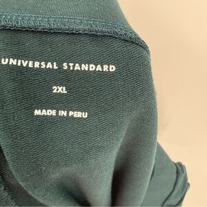 Universal Standard Pants Womens Size 30-32 (2X) Joggers Pull On Green Stretch